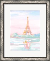 Framed Pastel Paris V