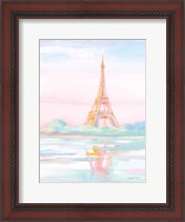 Framed Pastel Paris V