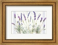 Framed Floursack Lavender V