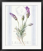 Framed Floursack Lavender II
