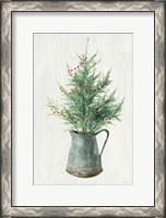 Framed White and Bright Christmas Tree II
