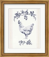 Framed Summer Chickens II