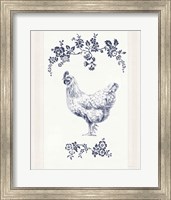 Framed Summer Chickens II