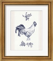 Framed 'Summer Chickens I' border=