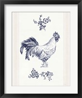 Framed 'Summer Chickens I' border=