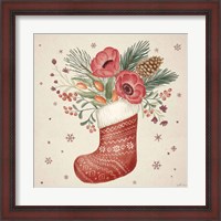 Framed 'Winter Blooms V' border=