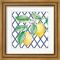 Framed Everyday Chinoiserie Lemons II