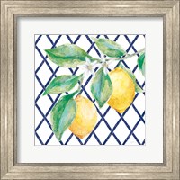 Framed Everyday Chinoiserie Lemons II