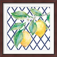 Framed Everyday Chinoiserie Lemons II