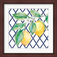 Framed Everyday Chinoiserie Lemons II