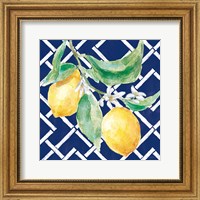 Framed Everyday Chinoiserie Lemons I
