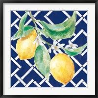 Framed Everyday Chinoiserie Lemons I