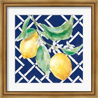 Framed Everyday Chinoiserie Lemons I