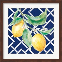 Framed Everyday Chinoiserie Lemons I