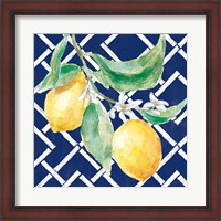 Framed Everyday Chinoiserie Lemons I