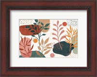 Framed Abstract Blossom I