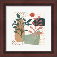 Framed 'Abstract Blossom III' border=