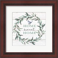 Framed Home Sweet Home Bird