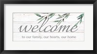 Framed Welcome To Our Family