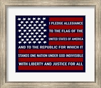 Framed Pledge Allegiance