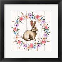 Framed Bunny Wreath