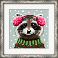 Framed 'Cute Raccoon' border=