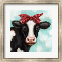 Framed Cow Girl