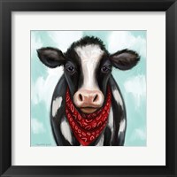 Framed Cow Boy