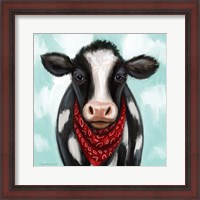 Framed Cow Boy