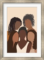 Framed Five Females