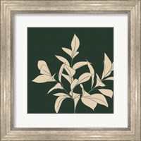 Framed Green Botanical