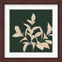 Framed Green Botanical