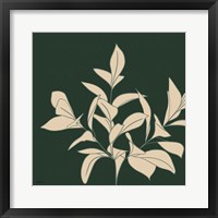 Framed Green Botanical