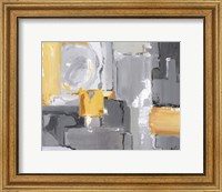 Framed Yellow Abstract