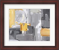 Framed Yellow Abstract