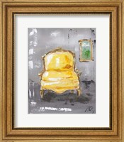Framed Yellow Chair