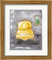 Framed Yellow Chair