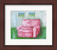 Framed Pink Chair