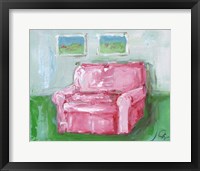 Framed Pink Chair