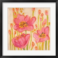 Framed Pink Flowers