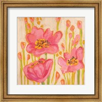 Framed Pink Flowers