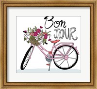 Framed Bon Jour