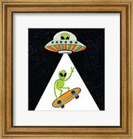 Framed UFO Alien