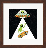 Framed UFO Alien
