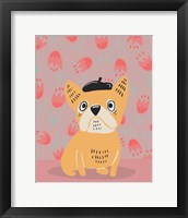 Framed French Bulldog