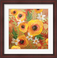 Framed Yellow Roses