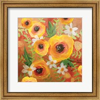 Framed Yellow Roses