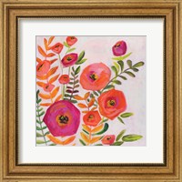 Framed Flowers and Leaves