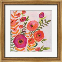 Framed Flowers and Leaves