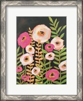 Framed Flowers at Night